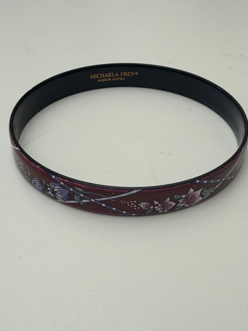 Michaela Frey Enamel Bangle Bracelet